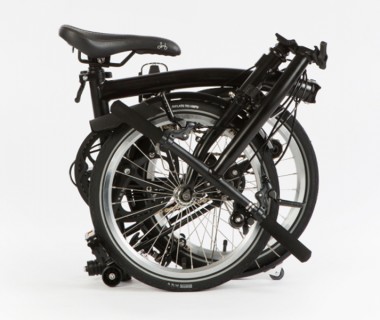 Brompton Black Edition M6L Folding Bike w/ Extd. Seat Pillar (2016 